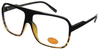 RF1054 clear lens black demi