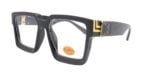 VTG823 K Gold Shiny Black Clear Lens 202206-1